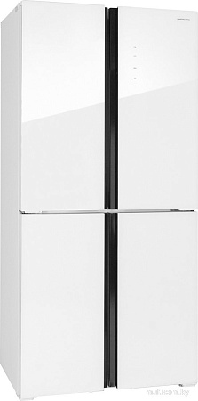 Четырёхдверный холодильник Hiberg RFQ-555DX NFGW Inverter