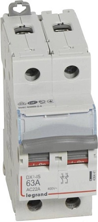 Выключатель нагрузки Legrand DX3 2П 63A 406441