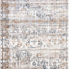 Ковер для жилой комнаты Radjab Carpet Бьянка Прямоугольник D008A 8066RK-B (2.4x4, Cream Shirink/Blue Fdy)