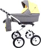 Универсальная коляска Rant Nova Classic (2 в 1, 05 серый/желтый)