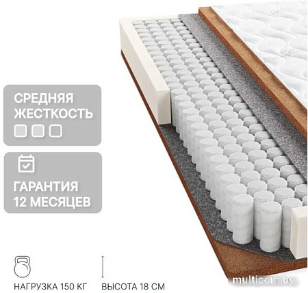 Матрас Seven Dreams Coco Lite Hard Lux 415403 (80x190)