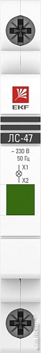 Лампа сигнальная EKF ЛС-47 mdla-47-g-pro (зеленый)