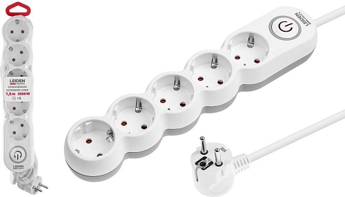 Удлинитель Leiden Electric 805038 (1.5м)