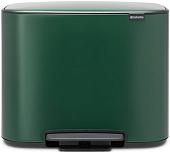 Brabantia Bo Pedal Bin 3 x 11л (зеленая сосна)