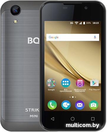 Смартфон BQ-Mobile Strike Mini (серый) [BQ-4072]