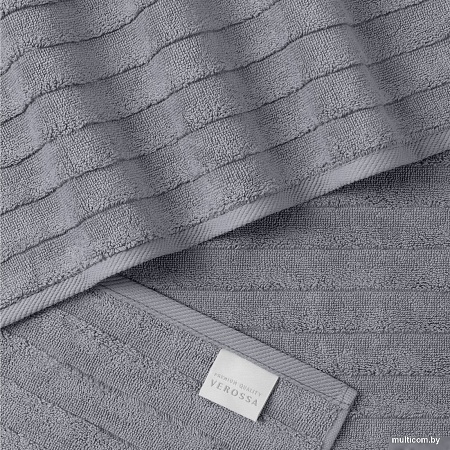 Полотенце Verossa Steps texture 50x90 (графит)