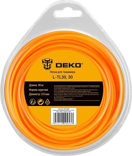 Леска для триммера Deko L-TL30 084-2029