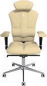Кресло Kulik System Victory (экокожа, песочный с подголовником)