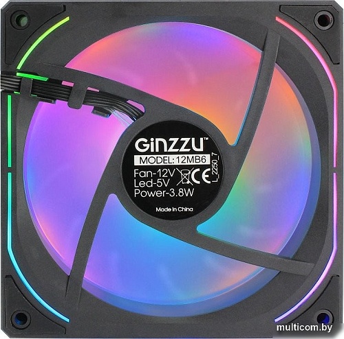 Вентилятор для корпуса Ginzzu 12MB6