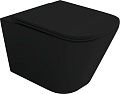 Ceramica Nova Union CN4009T (черный матовый, с креплением и сиденьем)