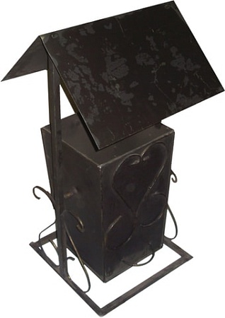 Уличная урна Станкоинструмент №5 (с крышей)