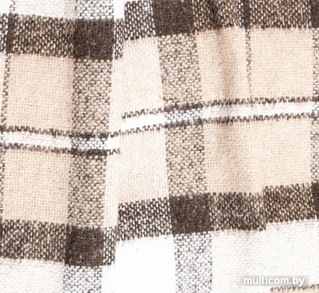 Плед Vladi Palermo 140x200 9010263 (белый/песочный/каст)