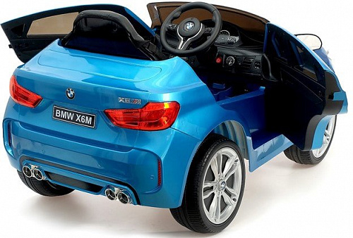 Электромобиль Sima-Land BMW X6M (синий)
