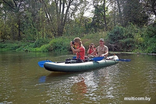 Надувная лодка Вольный ветер Ермак 450 (серый)