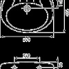 Умывальник Cersanit Eko 55 New 56x45.5