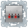 Розетка акустическая Schneider Electric Unica NU548630