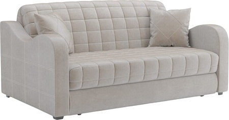 Мебель-АРС Аккордеон Барон №4 НПБ 155x200 (бархат бежевый Star Velvet 6 Light Beige)