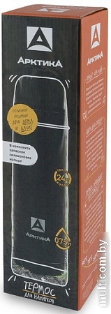 Термос Арктика 102-750 750мл (черный оникс, глянцевый)