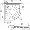 Душевой поддон Roltechnik Hawaii P 90x90 [8000025]