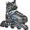 Роликовые коньки Hudora Inline Leon (р. 37-40, черный/синий)