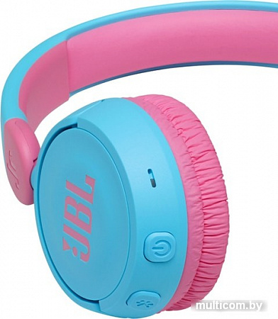 Наушники JBL JR310BT (синий/розовый)