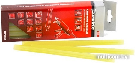 Клеевые стержни Matrix 930732 (12 шт, желтый)