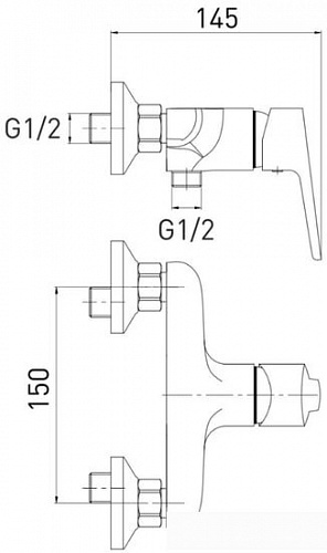 Смеситель Gross Aqua Vista 5740267C-S