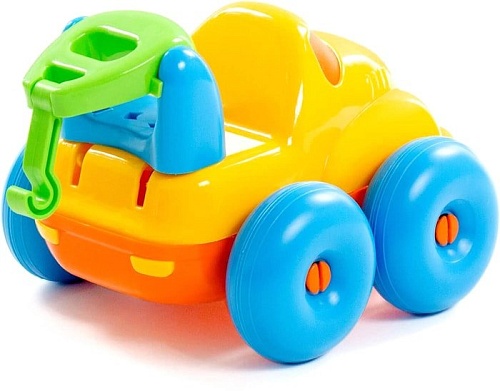 Игрушечный транспорт Полесье Блоппер автомобиль-кран 3805 (желтый/синий)