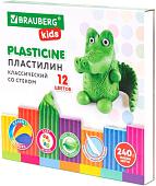 Пластилин BRAUBERG Kids 106436 (12 цветов)