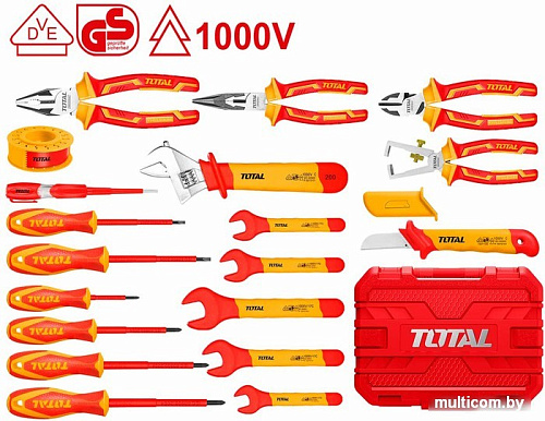Универсальный набор инструментов Total THKITH1901 (19 предметов)