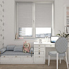 Рулонные шторы Legrand Гелакси 90x175 (серебро)