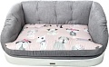Лежак AntePrima Francine 86/FrancineGrey/2 (M, серый с собачками)