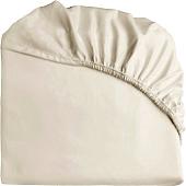 Постельное белье Primavelle 90х200 сатин Luxe на резинке 114311429-crL11 (экрю)