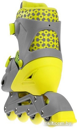 Роликовые коньки Onlitop 4605221 (р. 30-33, серый/желтый)