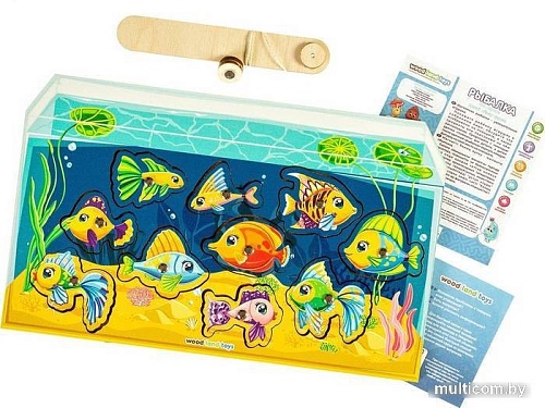Магнитная рыбалка WoodLand Toys Рыбалка Аквамир 062300