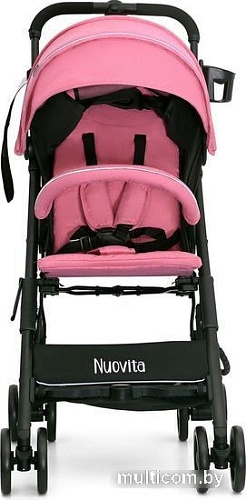 Коляска прогулочная «книга» Nuovita Vero (розовый)