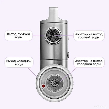 Проточный электрический водонагреватель на кран Kitfort KT-6527