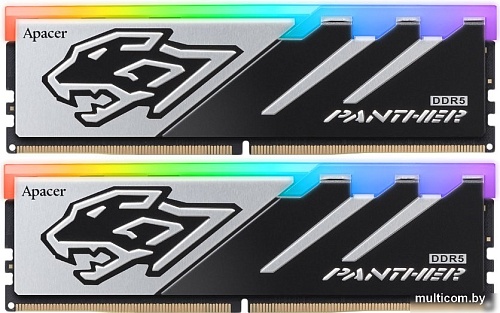 Оперативная память Apacer Panther RGB 2x32ГБ DDR5 6000 МГц AH5U64G60C6229BAA-2
