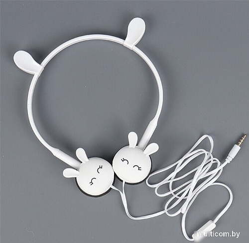 Наушники Darvish Зайчики DV-H-1411-3 (белый)