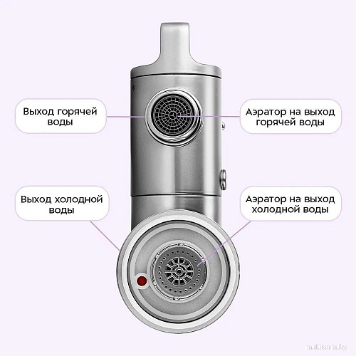 Проточный электрический водонагреватель на кран Kitfort KT-6527
