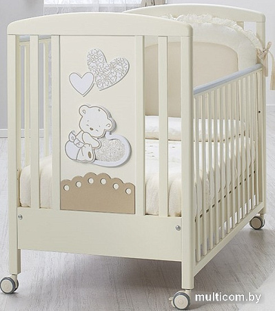Классическая детская кроватка Italbaby Love 070.0840-6 (кремовый)