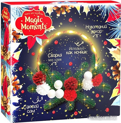 Набор для создания поделок/игрушек Bumbaram Венок GO-1 (красный)