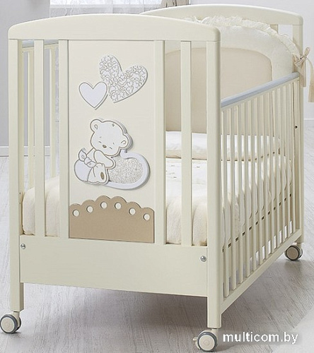 Классическая детская кроватка Italbaby Love 070.0840-6 (кремовый)