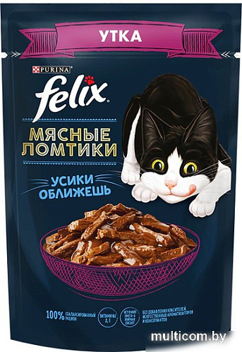 Пресервы Felix Мясные ломтики с уткой 75 г