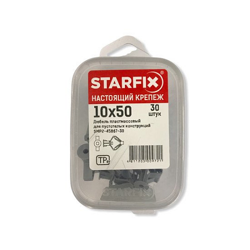 Дюбель-бабочка Starfix SMP2-45867-30 (30 шт)