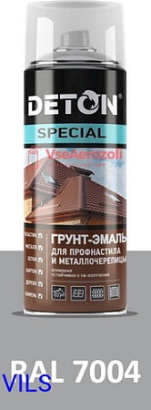 Грунт-эмаль Deton Special Для металлочереп. RAL 7004 0.52 л (серый сигнальный)