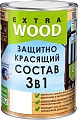 Пропитка Farbitex Profi Wood Extra 3в1 0.8 л (олива)