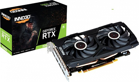 Видеокарта Inno3D GeForce RTX 2060 Twin X2 6GB GDDR6 N20602-06D6-1710VA15L