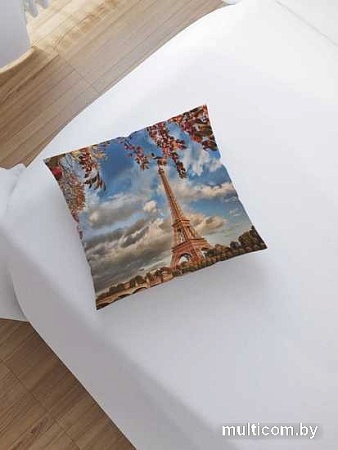 Чехол на подушку JoyArty Верхушка Эйфелевой башни sl_11320