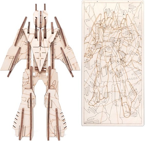 3Д-пазл Lemmo Трансформер Ястреб 0198